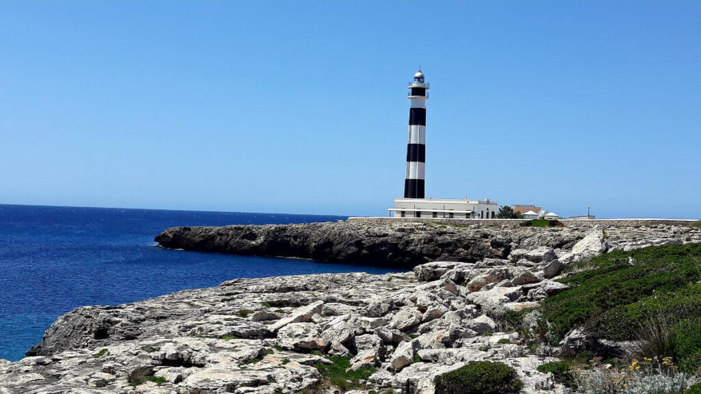 Phare du cap d'Artrutx, Ciutadella, au sud de Minorque,