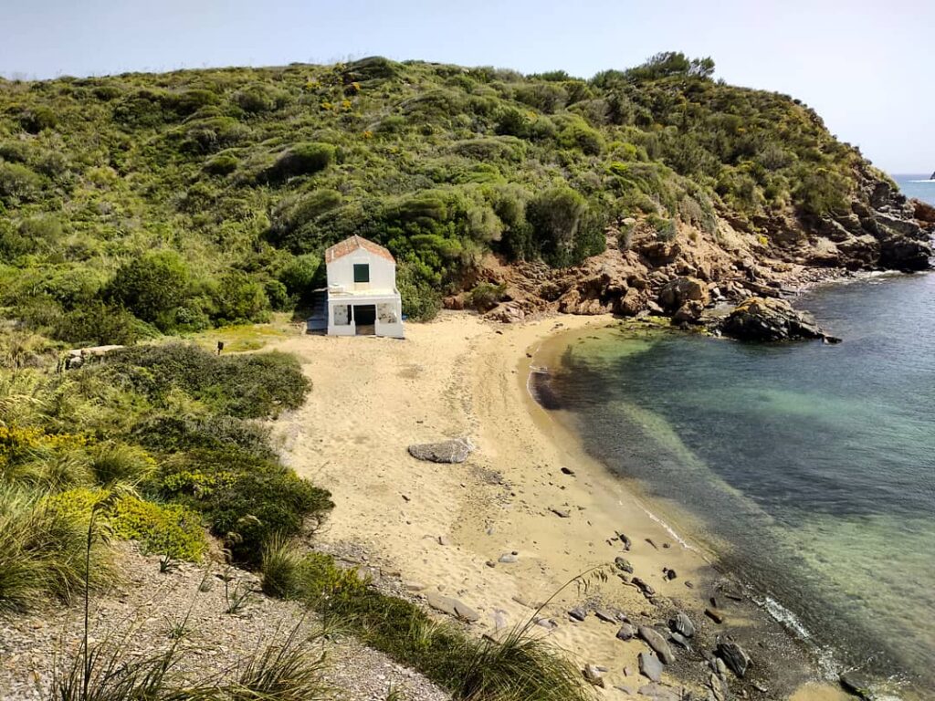 Cala Vidrier , Es Grau