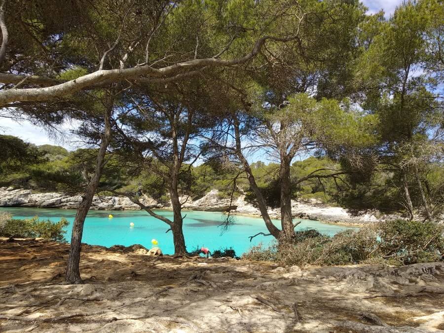 Baignade à Minorque en octobre