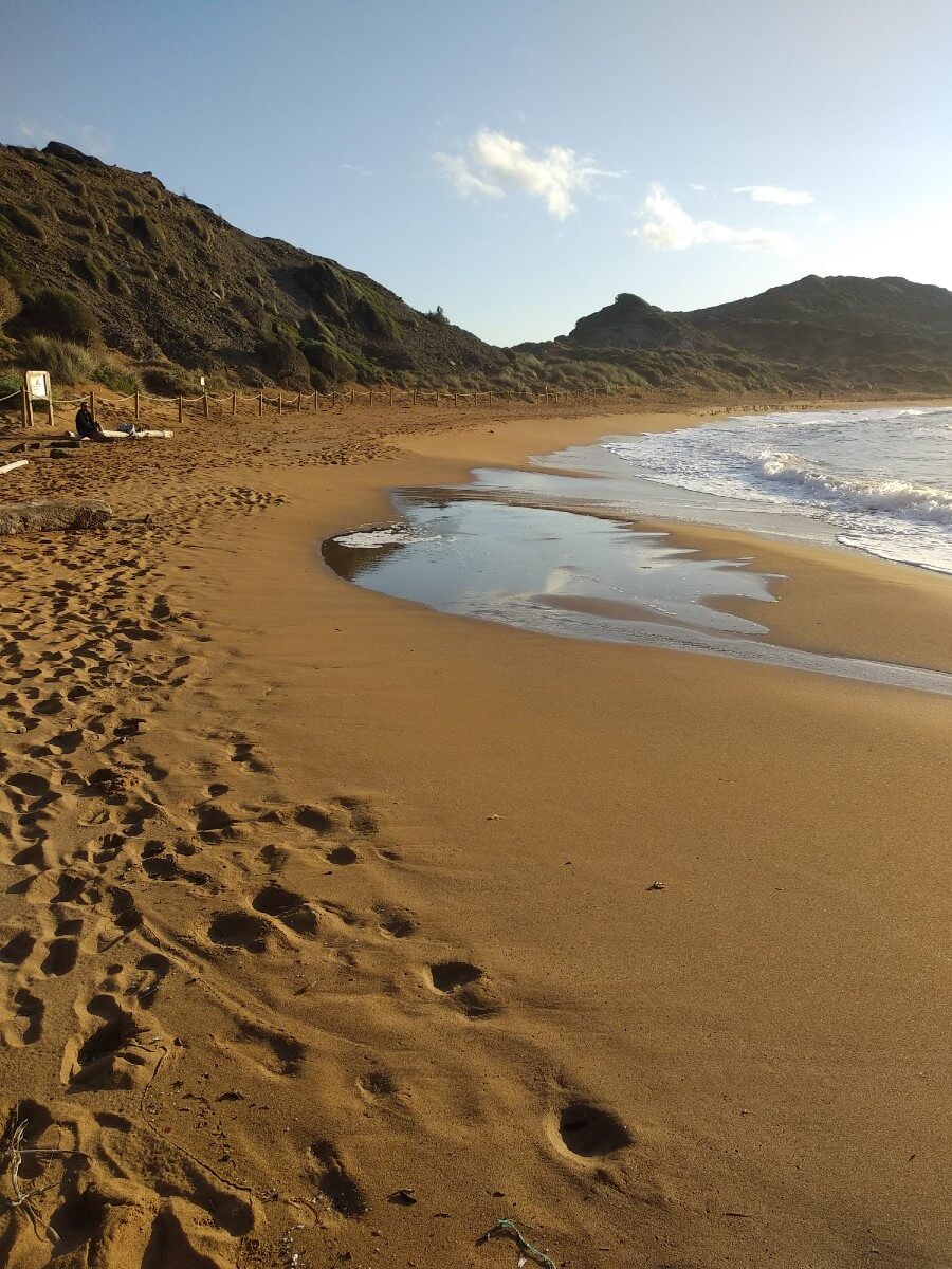 plage de Cavalleria à Es Mercadal