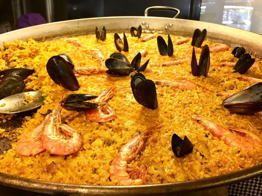 Paella de marisco