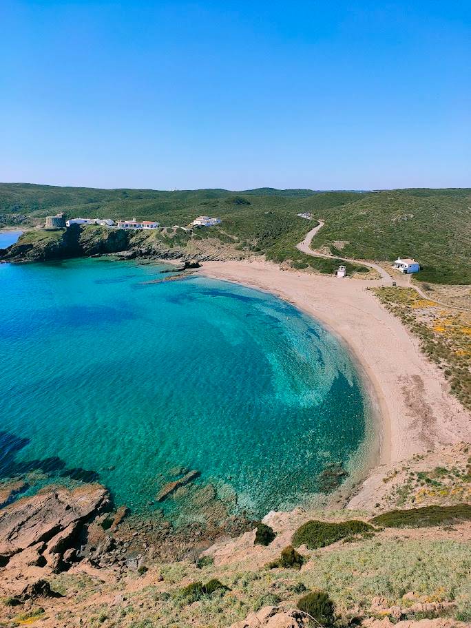 Le Pa Gros offre une magnique sur Sa Mesquida, etape Mahon - Es Grau du cami de cavalls