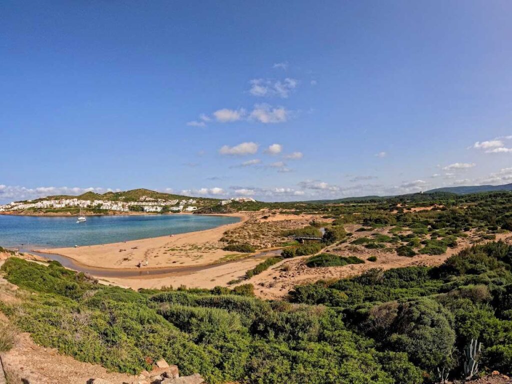 Cala Tirant, une des plus belles plages de minorque.