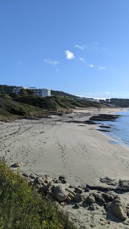 Plage de Sant Tomas, au sud de Menorca 