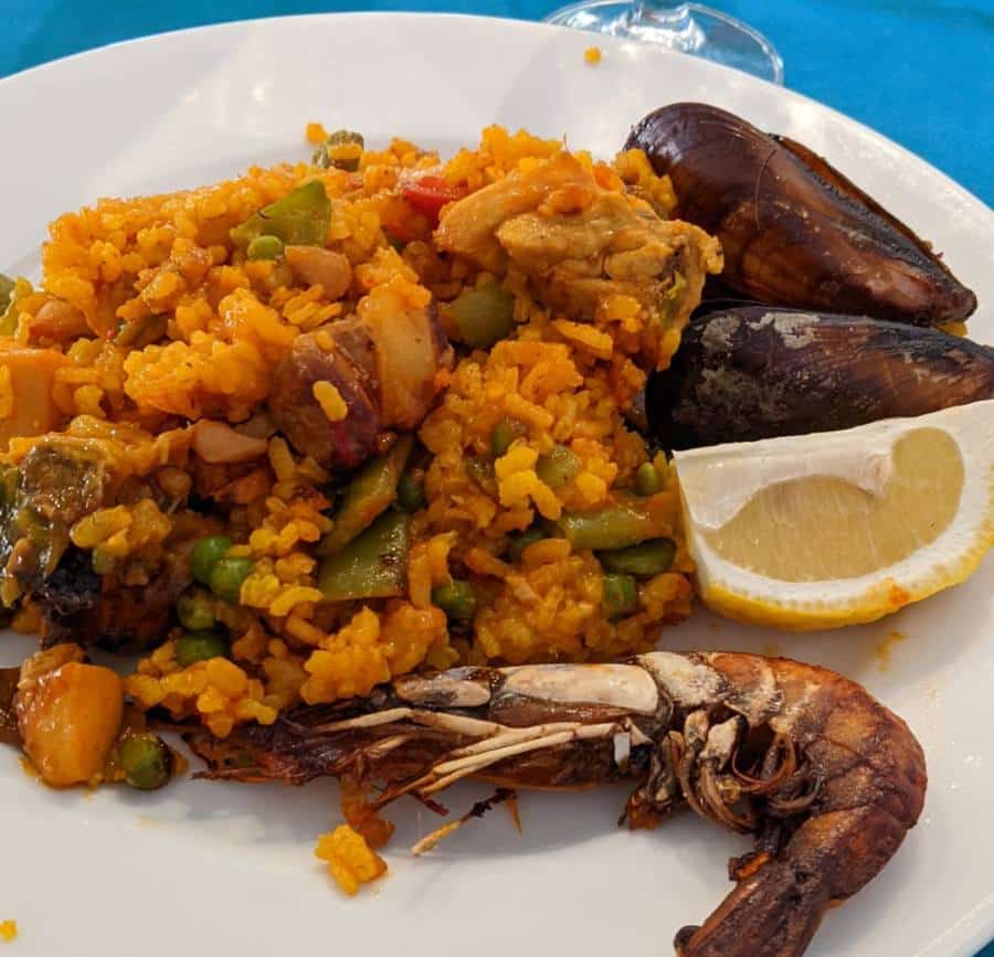 Portion Paella